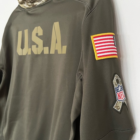 Nike NFL 2017 Green Bay Packers Salute To
Service Womens Hoodie - Picture 5 of 12